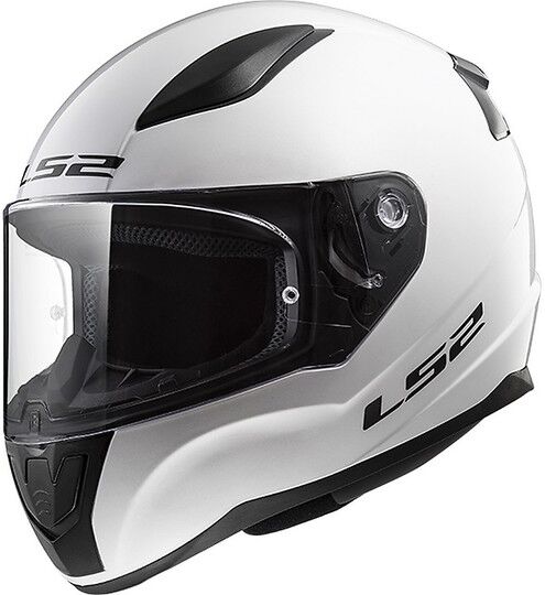 Casco Moto Integrale Ls2 FF353 Rapid Solid Bianco Lucido taglia XL