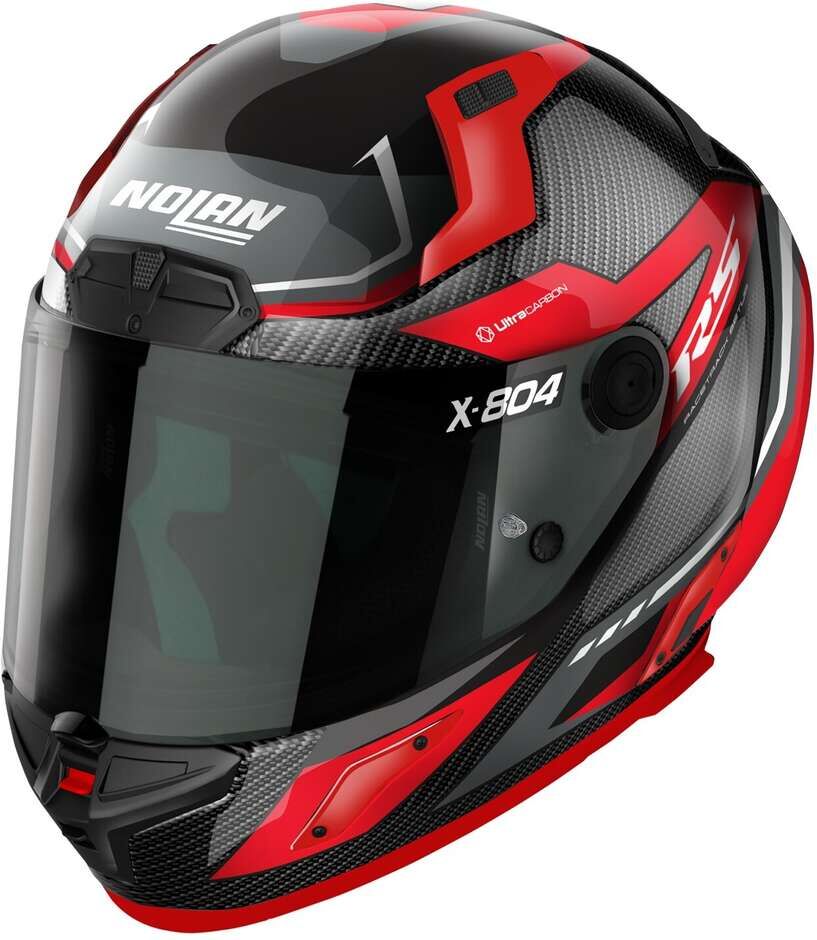 Casco Moto Integrale Nolan X-804 RS U.C. MAVEN015 Rosso Grig taglia M