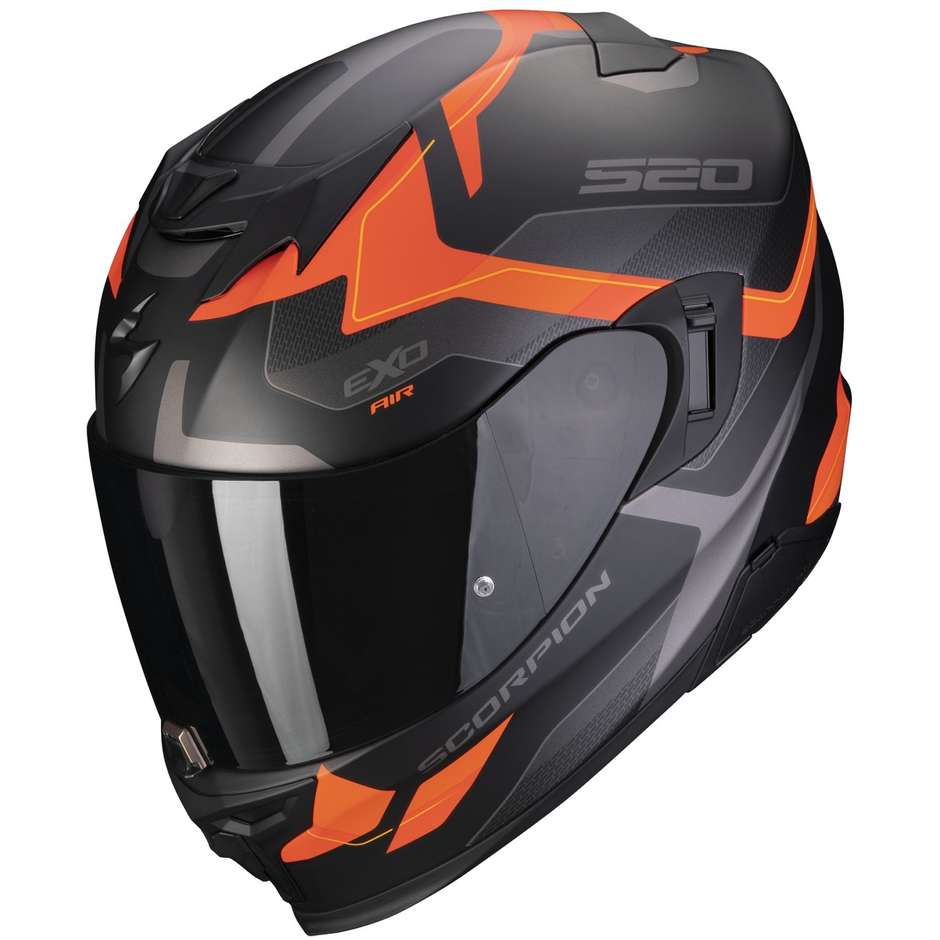 Casco Moto Integrale Scorpion EXO-520 EVO AIR ELAN Opaco Ner taglia S
