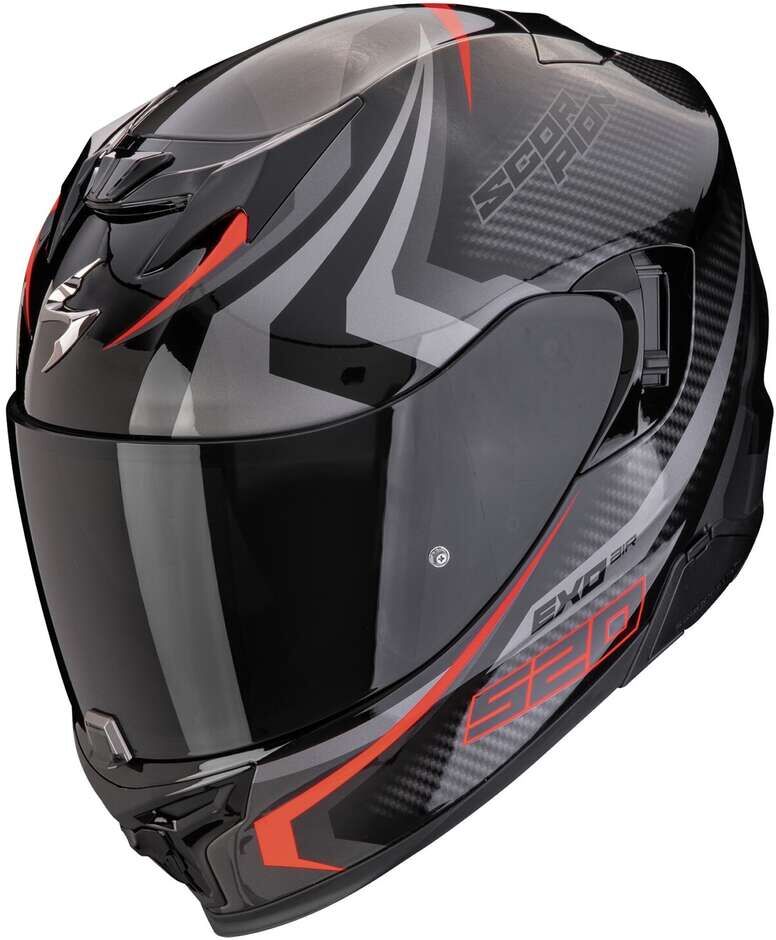 Casco Moto Integrale Scorpion EXO 520 EVO AIR TERRA Nero Arg taglia M