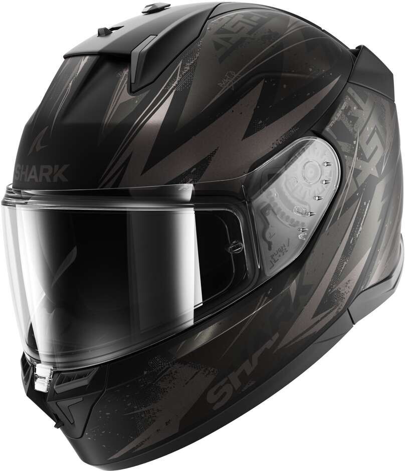 Casco Moto Integrale Shark D-SKWAL 3 BLAST-R MAT Nero Antrac taglia L