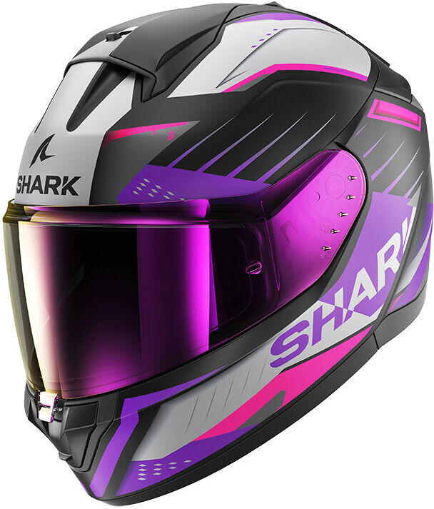 Casco Moto Integrale Shark RIDILL 2 BERSEK MAT Nero Viola Vi taglia M