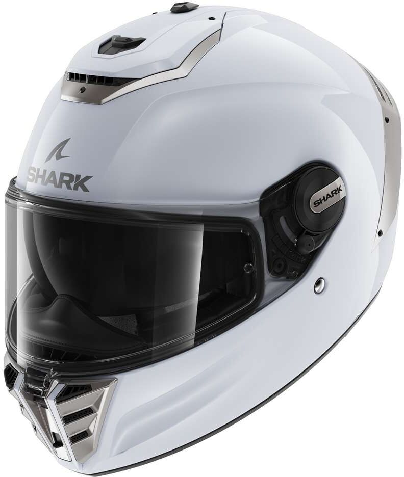 Casco Moto Integrale Shark SPARTAN RS Blank Bianco Grigio Lu taglia 2X