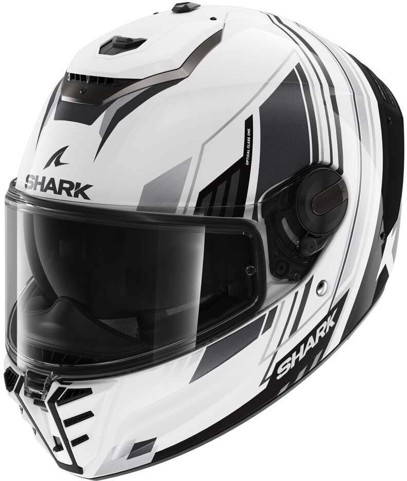 Casco Moto Integrale Shark SPARTAN RS BYHRON Bianco Nero Cro taglia M