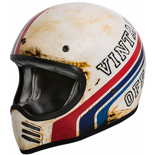 Casco Moto Integrale Vintage Premier MX Style '70 BTR 8 BM O taglia XS