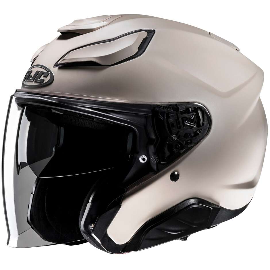 Casco Moto Jet Hjc F31 Semi Sand Beige Opaco taglia S