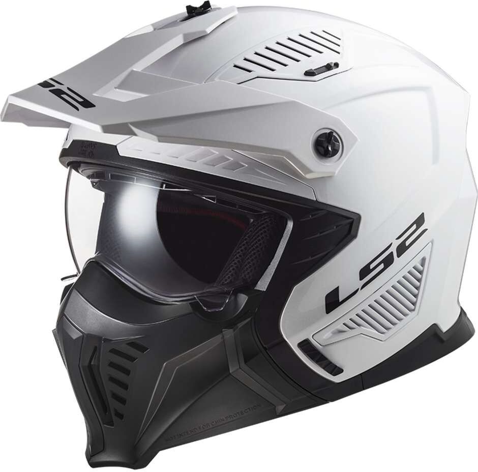 Casco Moto Jet Ls2 OF606 DRIFTER SOLID Bianco taglia L