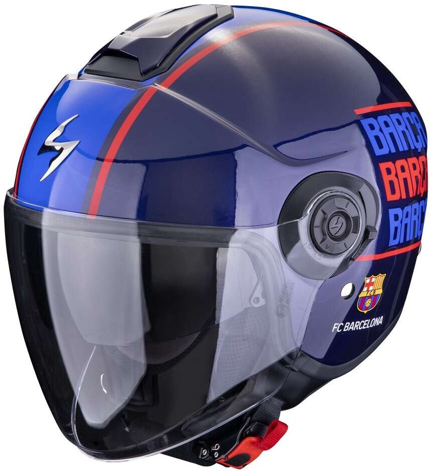 Casco Moto Jet Scorpion EXO-CITY 2 FC BARCELLONA Blu taglia M