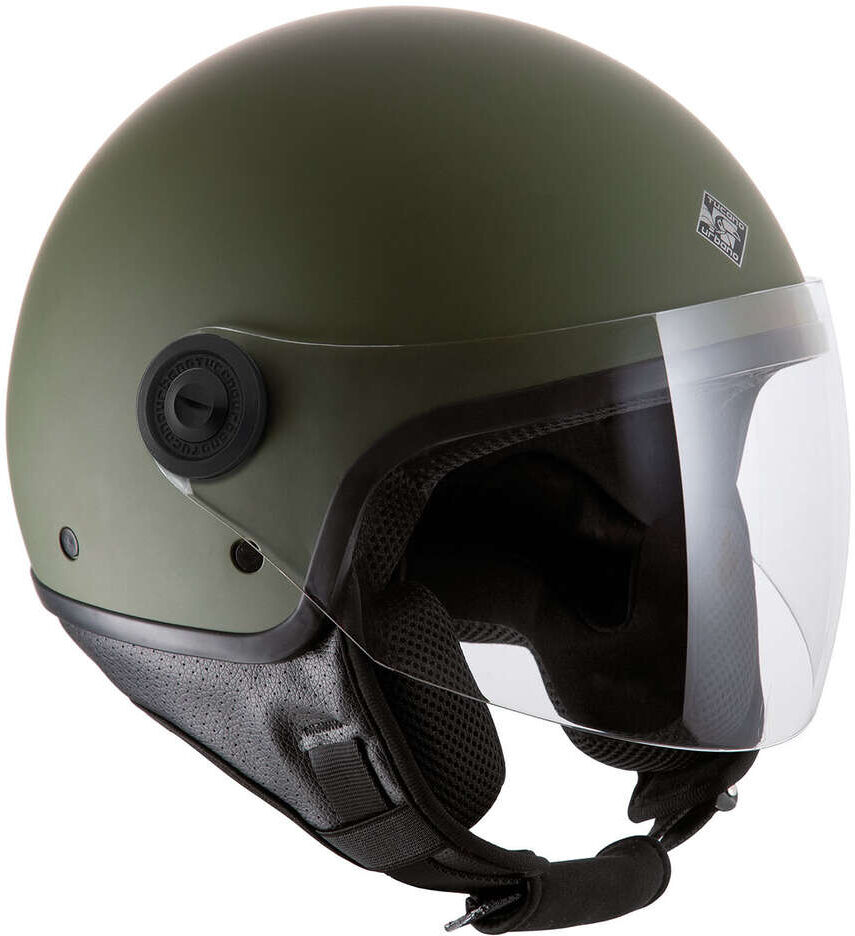 Casco Moto Jet Tucano Urbano C1000 EL'JETTIN 6.0 Verde Airbo taglia XL