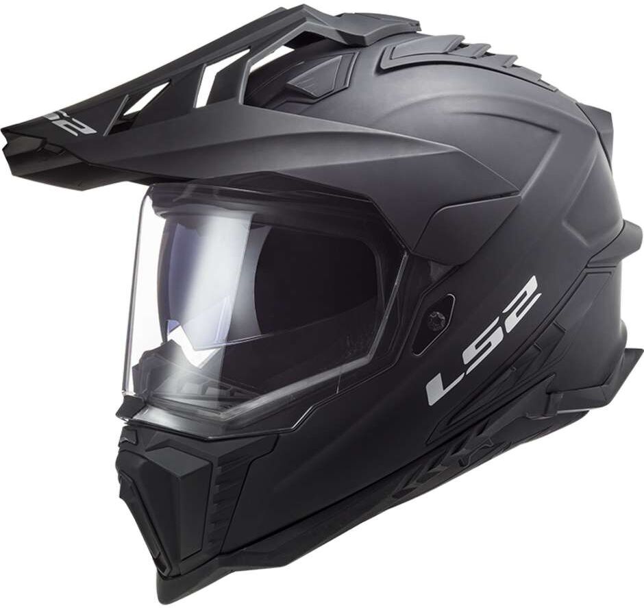 Casco Moto Turismo Ls2 MX701 EXPLORER HPFC Solid Nero Opaco taglia XS