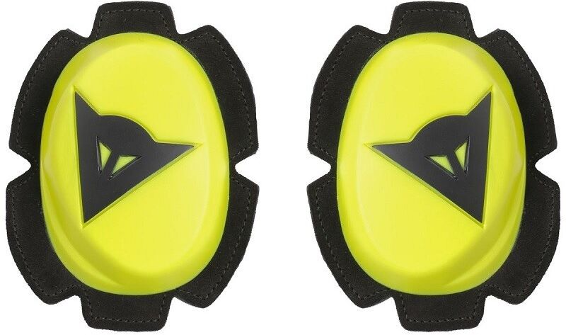 Coppia Di Saponette Dainese Pista Knee Slider Giallo Fluo taglia unica