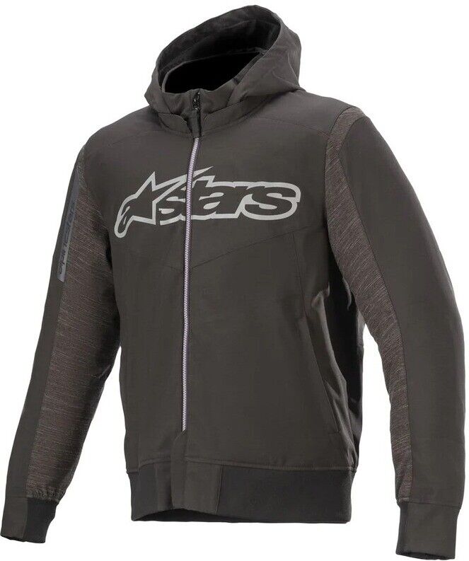 Felpa Casual Alpinestars RHOD WINDSTOPPER HOODIE Melange Ner taglia 3X