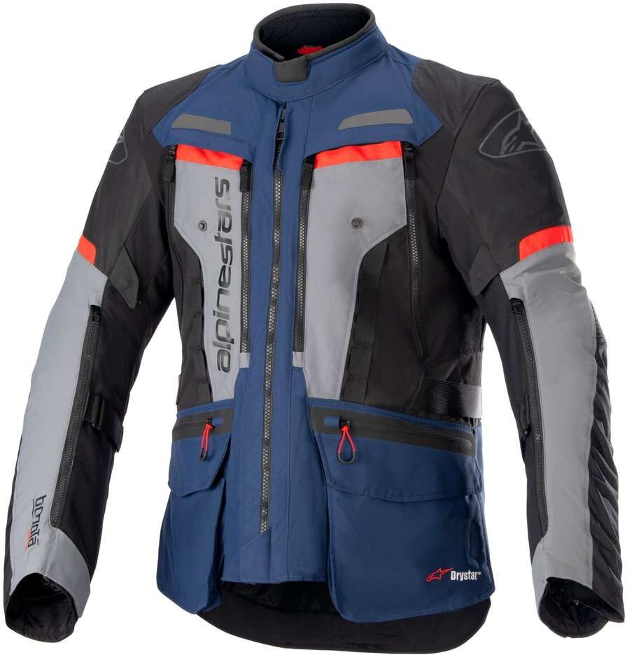 Giacca Moto Alpinestars BOGOTA' PRO DRYSTAR Rosso Nero Blu taglia M