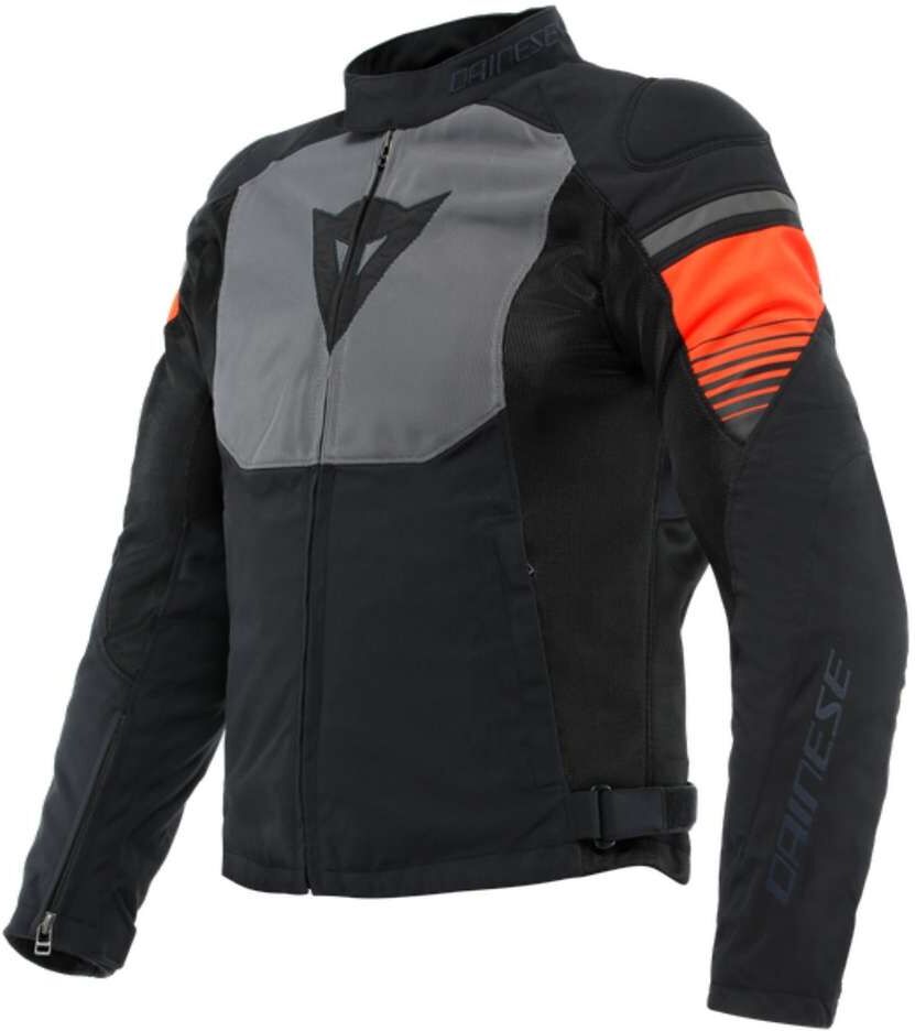 Giacca Moto Estiva Dainese AIR FAST Nero Grigio Rosso Fluo taglia 52