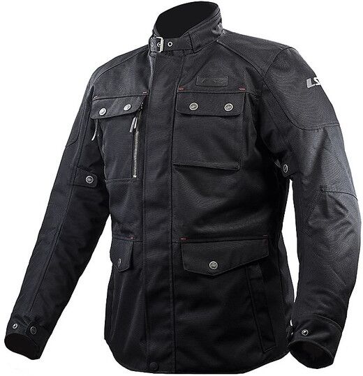 Giacca Moto tecnico LS2 Bond Man Nero City Certificato taglia S