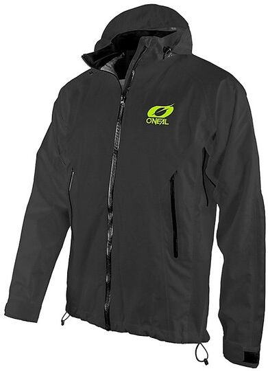 Oneal Gianca Moto Antipioggia O'neal TSUNAMI Rain Jacket Nero taglia 2XL