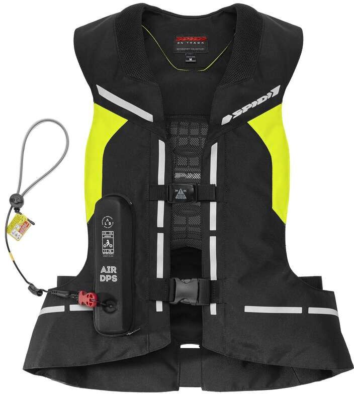 Gilet Airbag Moto Spidi AIR DPS Giallo Fluo taglia M