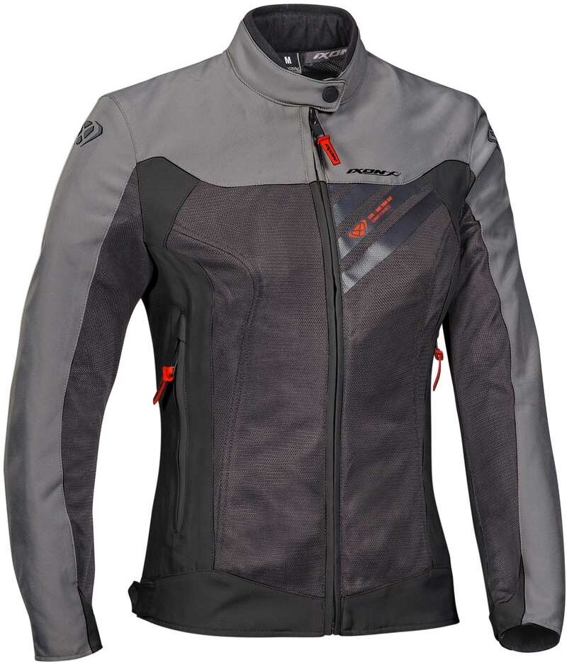 Giubbotto Moto da Donna Estivo Ixon ORION LADY Antracite Gri taglia L