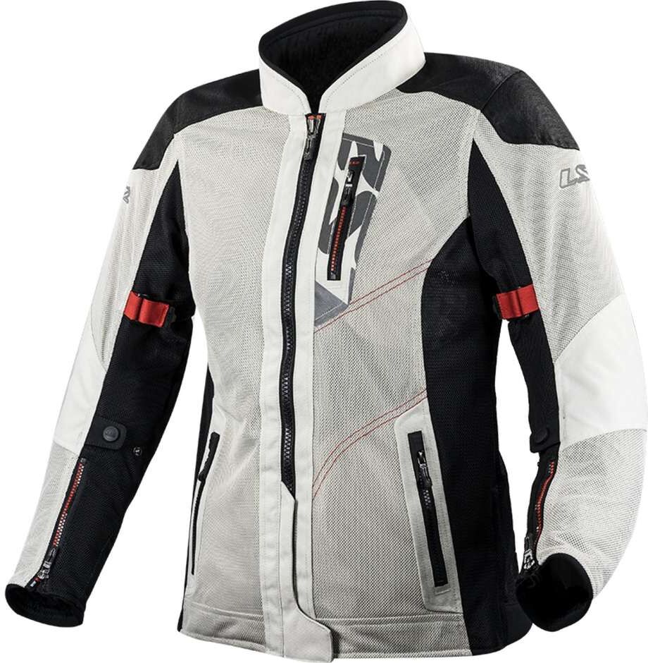 Giubbotto Moto Donna Estivo Ls2 ALBA LADY Grigio Chiaro Cert taglia 2X