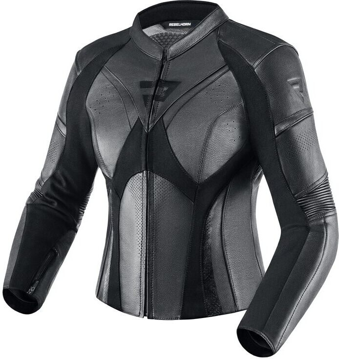 Giubbotto Moto Donna Rebelhorn REBEL Lady Nero taglia 36