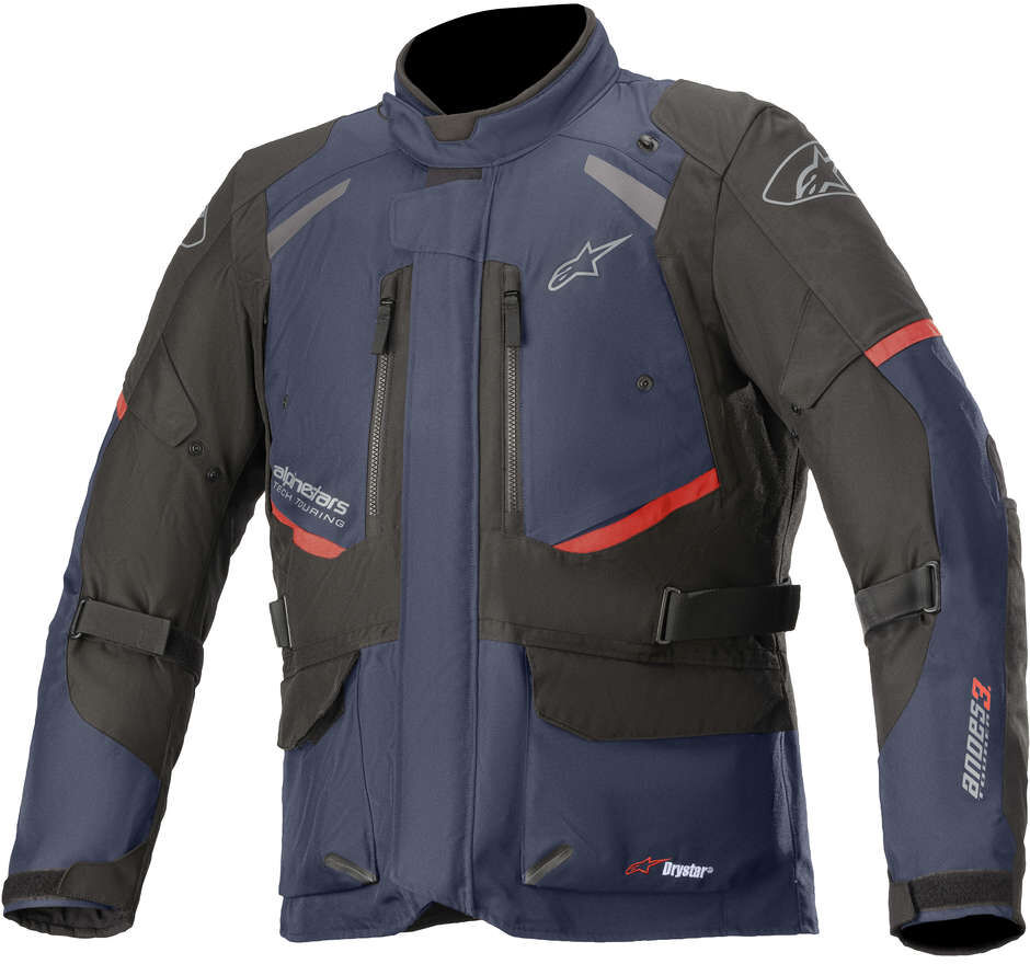 Giubbotto Moto In Tessuto Alpinestars ANDES v3 Drystar Blu N taglia M