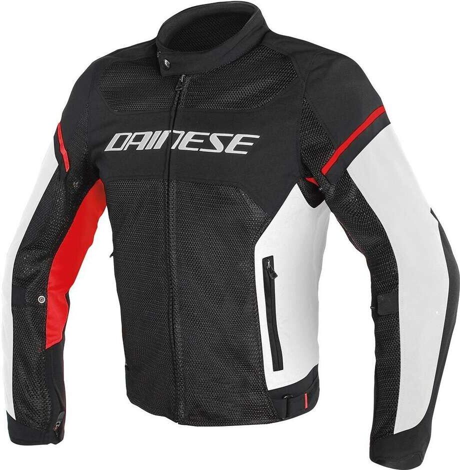 Giubbotto Moto In Tessuto Dainese Air Frame D1 Tex Nero Bian taglia 54