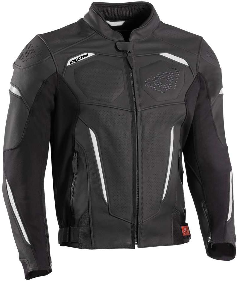 Giubbotto Moto Racing Ixon CEROS Nero Bianco taglia 2XL