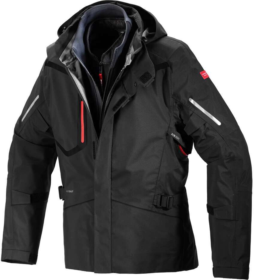 Giubbotto Moto Spidi MISSION-T JACKET Nero taglia XL