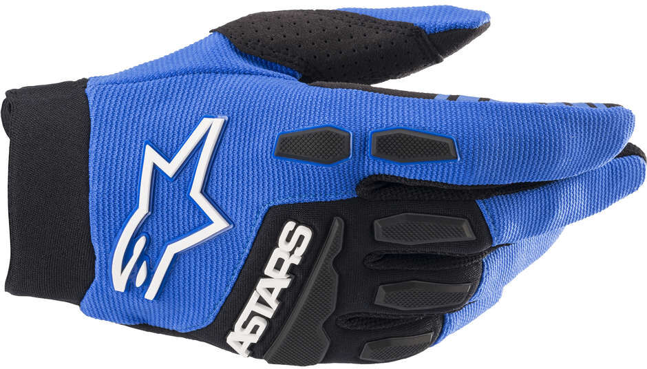 Guanti Moto Cross Enduro Alpinestars FULL BORE Blu Nero taglia XL