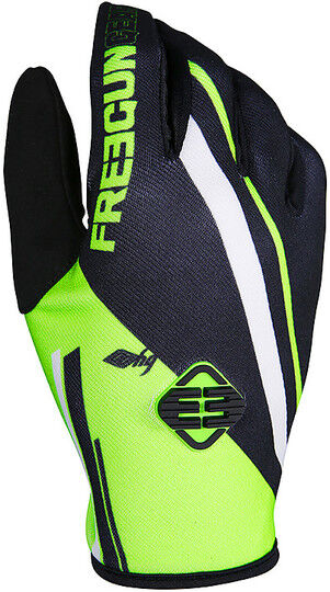 Guanti Moto Cross Enduro Freegun DEVO COLLEGE Verde Fluo taglia M