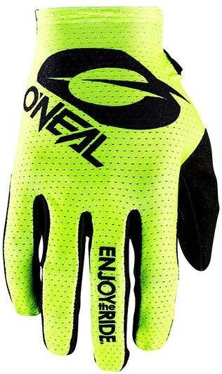 Guanti Moto Cross Enduro Oneal Matrix Glove Stacked Giallo taglia L