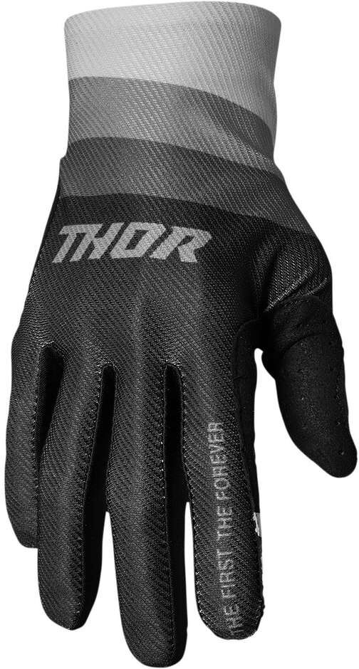 Guanti Moto Cross Enduro Thor ASSIST REACT Nero Grigio taglia M