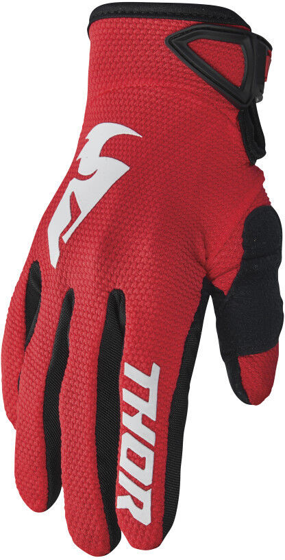 Guanti Moto Cross Enduro Thor Sector Rosso taglia L