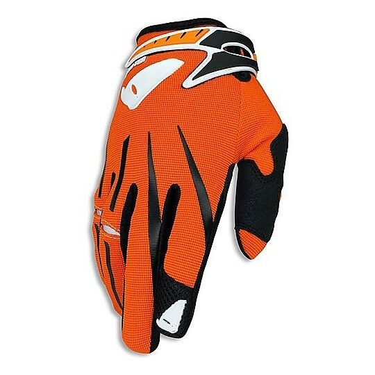 Guanti Moto Cross Enduro Ufo Plast Cluster Arancio taglia S