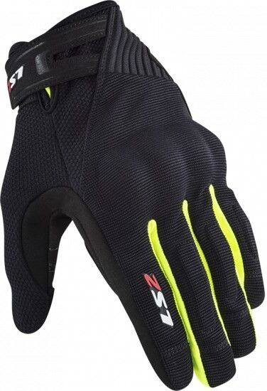 Guanti Moto Estivi Ls2 DART 2 Nero Giallo Fluo taglia 2XL