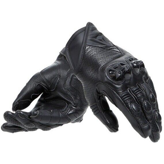 Guanti Moto in Pelle Dainese BLACKSHAPE Nero Nero taglia XS