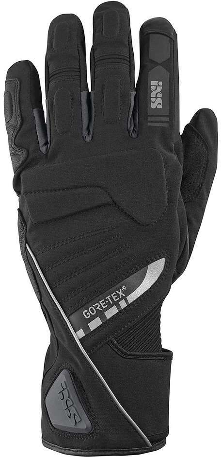 Guanti Moto in Pelle e Tessuto Gore Tex Touring Ixs Timor Ne taglia M