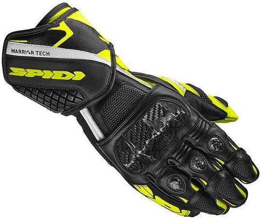 Guanti Moto In Pelle Racing Spidi CARBO 5 Nero Giallo taglia 3XL