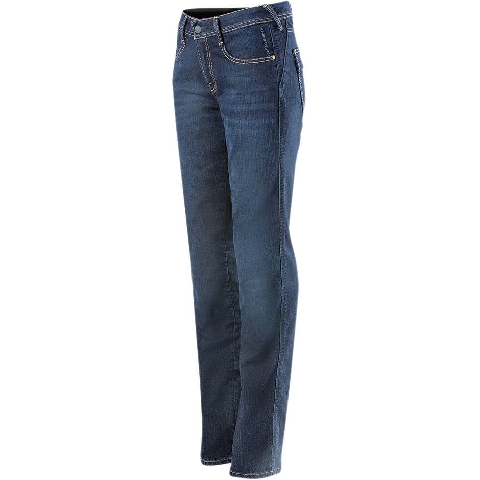 Jeans Donna Pantaloni Moto Alpinestars Stella ANGELES Denim taglia 27