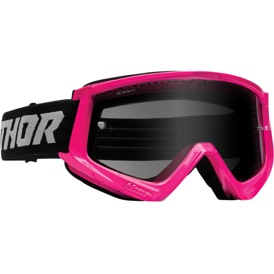 Occhiale Maschera Moto Cross Enduro Thor COMBAT RACER SAND R taglia un