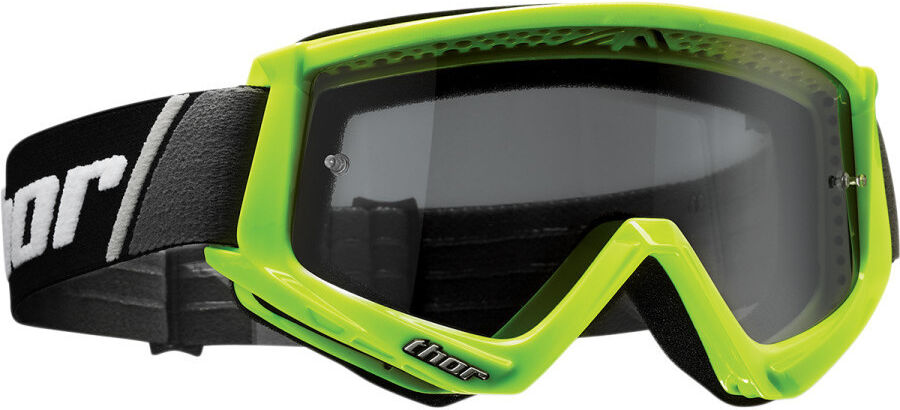 Occhiali Maschera Moto Cross Enduro Thor Combat Sand Verde F taglia un