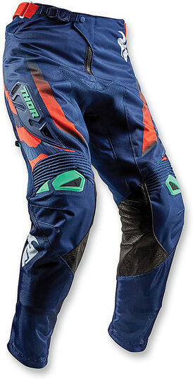 Thor Pantaloni Moto Cross Enduro S8 Fuse Rampant 2018 Navy Blu Ar taglia 38