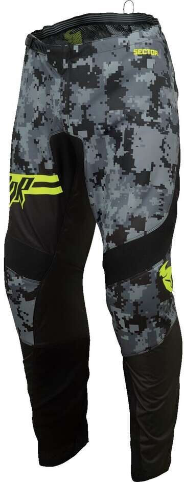 Pantaloni Moto Cross Enduro Thor PANT SECTOR DIGI Nero grigi taglia 30