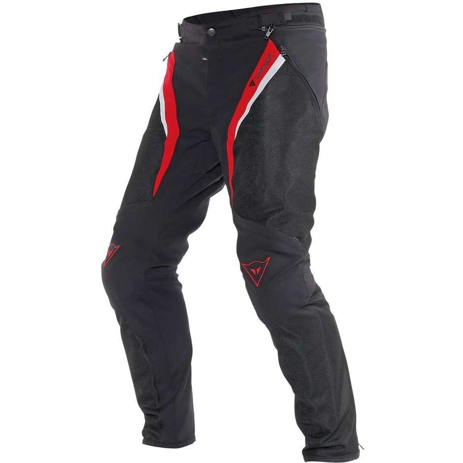 Pantaloni Moto Dainese DRAKE SUPER AIR Nero Rosso Bianco taglia 56