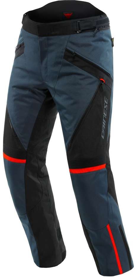 Pantaloni Moto Dainese TEMPEST 3 D-DRYEbony Nero Lava Rosso taglia 54