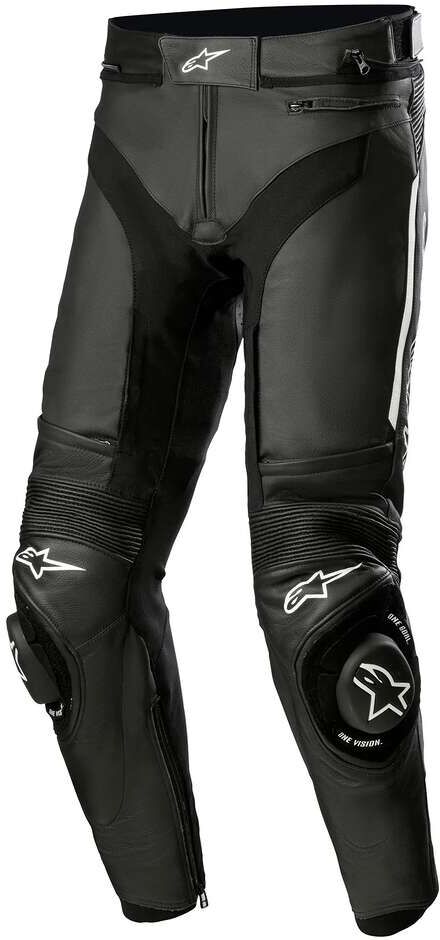 Pantaloni Moto In Pelle Alpinestars MISSILE V3 Nero taglia 44