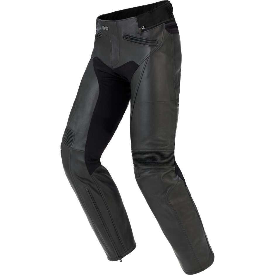 Pantaloni Moto in Pelle Spidi RR NAKED Nero taglia 52