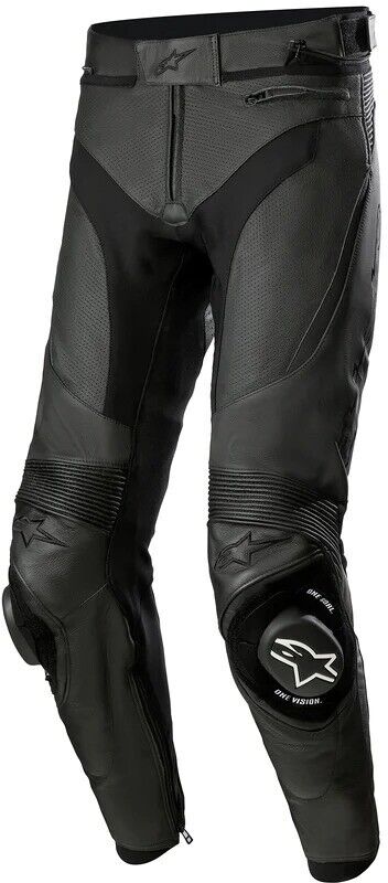 Pantaloni Moto In Pelle traforati Alpinestars MISSILE V3 AIR taglia 44