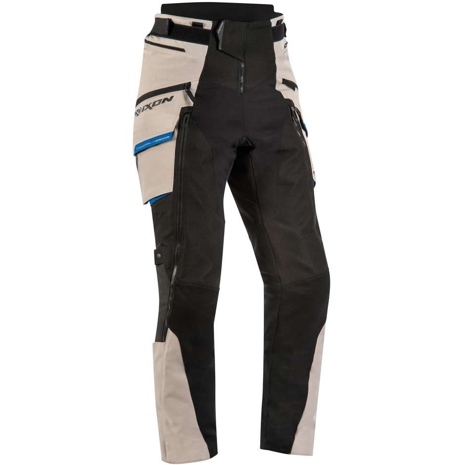 Pantaloni Moto In Tessuto 3 in 1 Ixon RAGNAR PT Nero Antraci taglia S