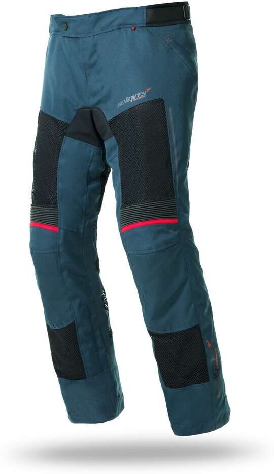 Pantaloni moto in Tessuto Seventy PT22 Touring Nero Blu taglia XL